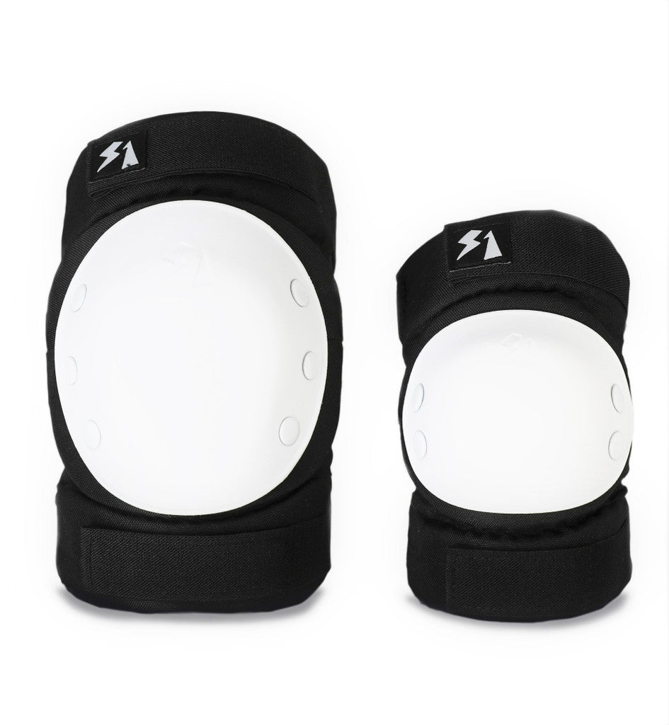S1 Park Pad Set Knee/Elbow - Black/White
