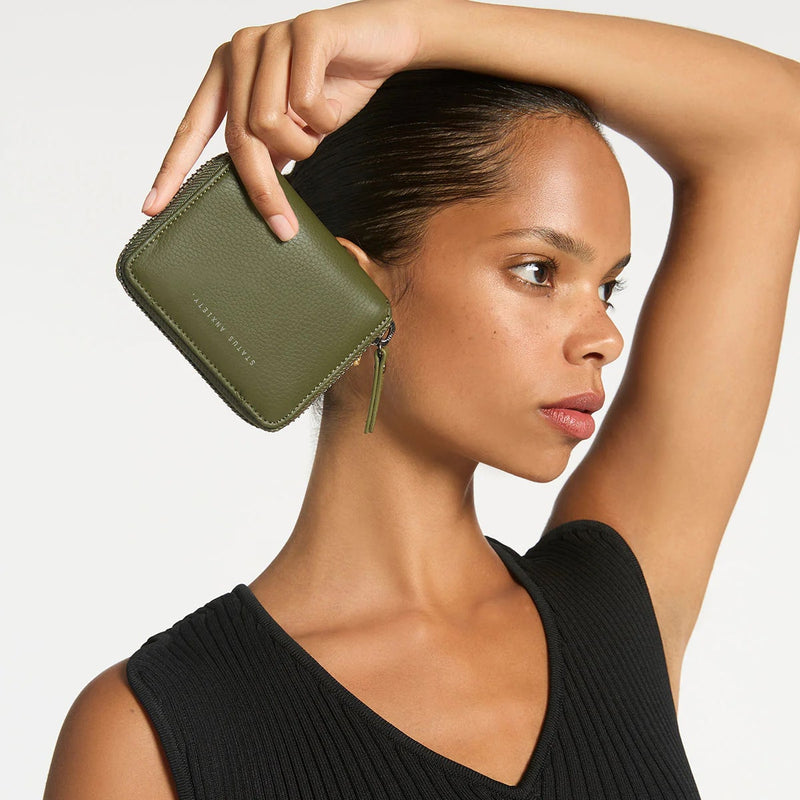Status Anxiety Wayward Leather Wallet - Khaki