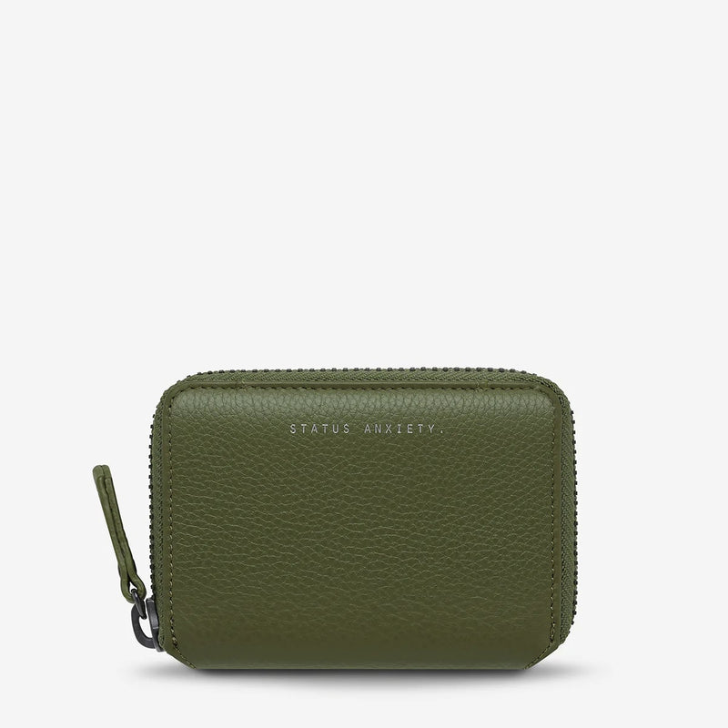 Status Anxiety Wayward Leather Wallet - Khaki