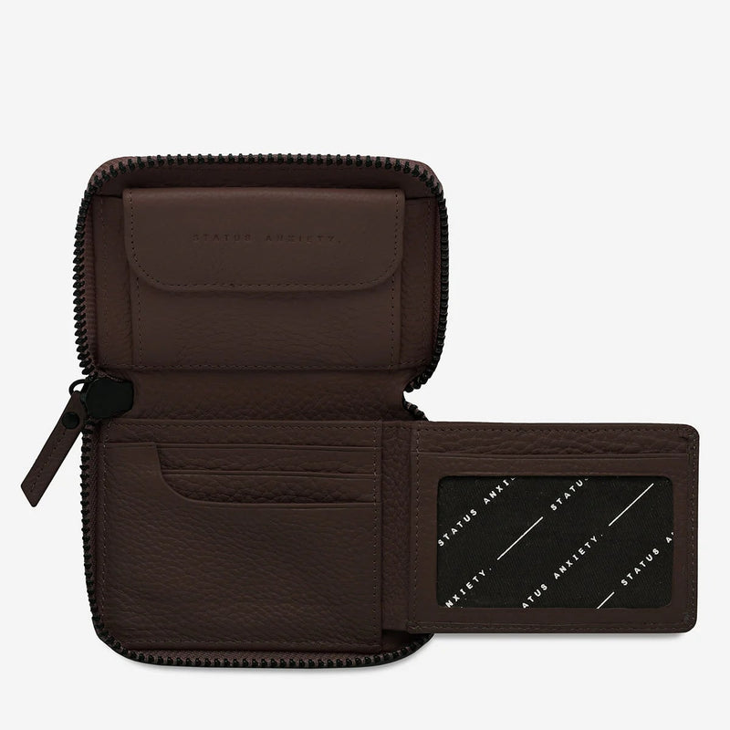Status Anxiety Wayward Leather Wallet - Cocoa