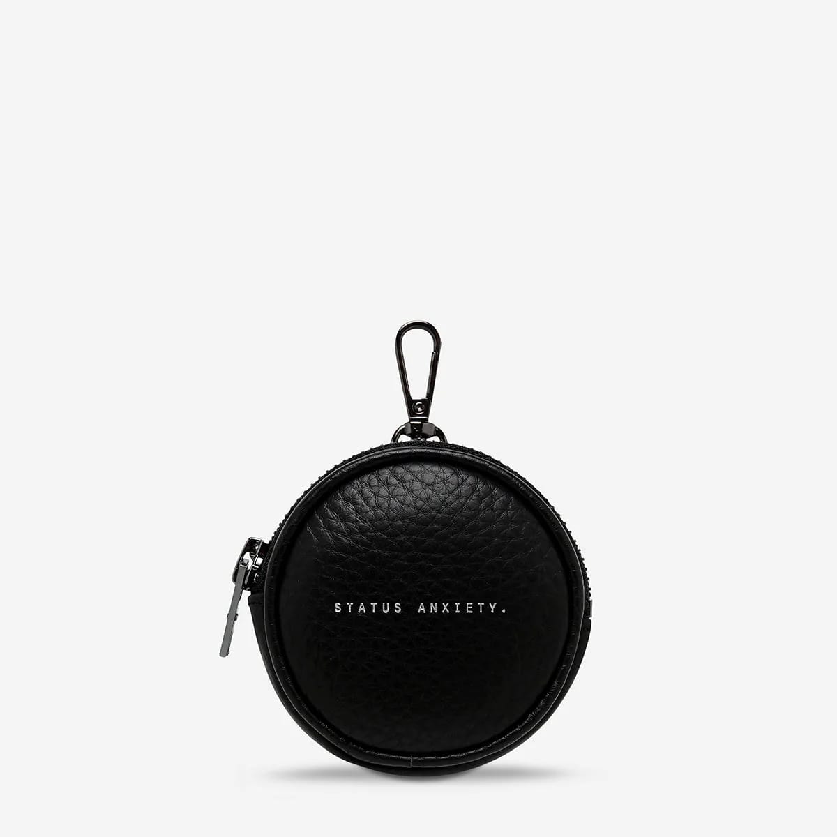 Status Anxiety Go With Me Leather Pouch - Black