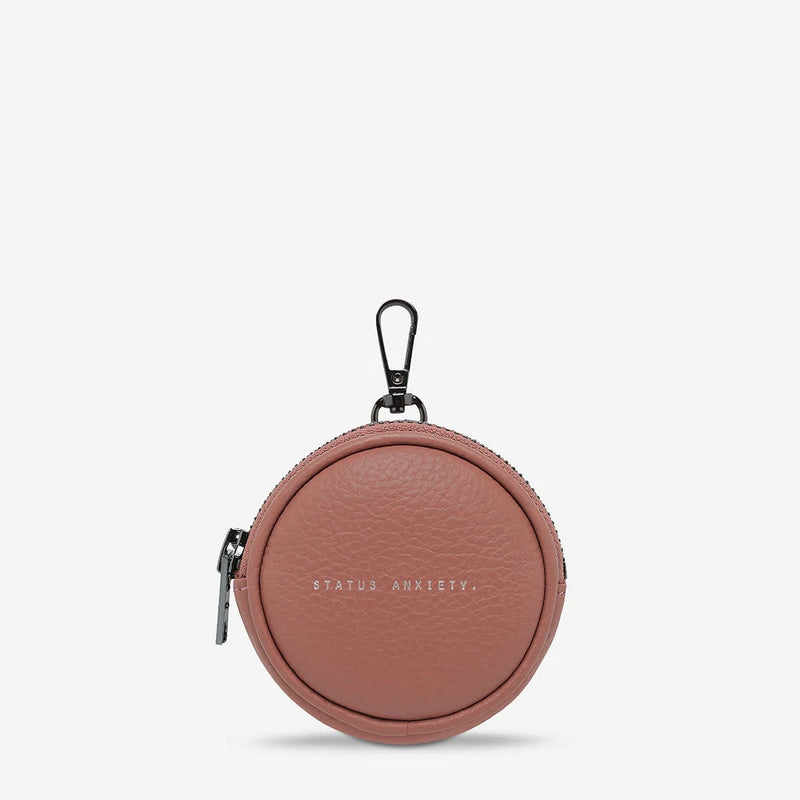 Status Anxiety Go With Me Leather Pouch - Dusty Rose