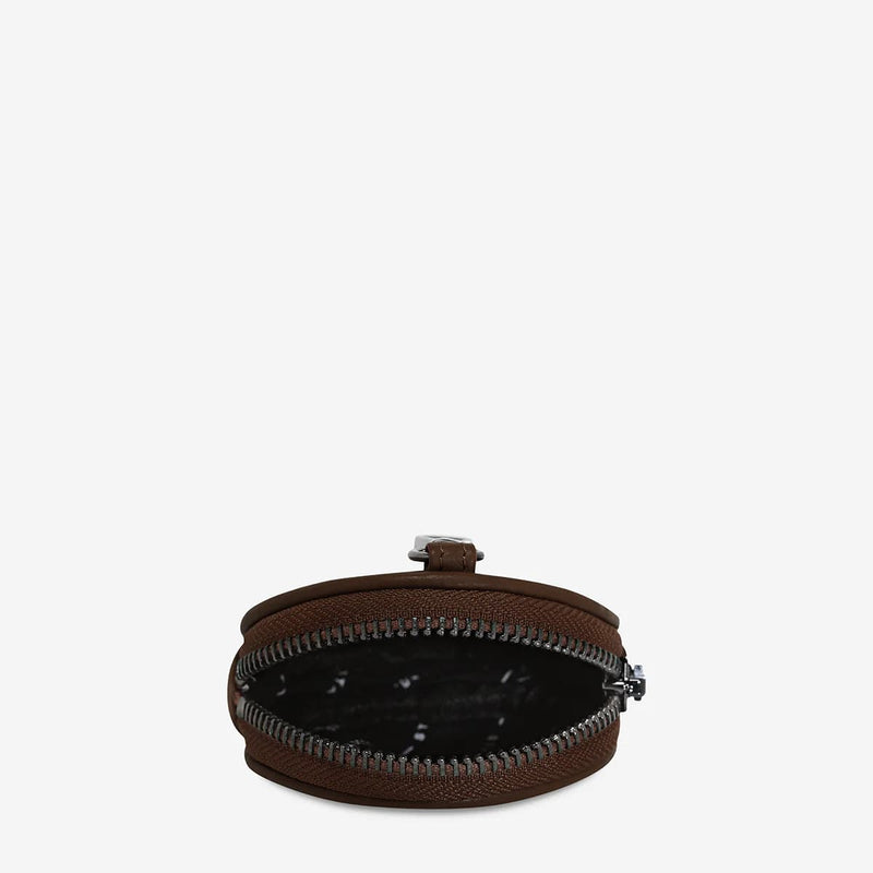 Status Anxiety Go With Me Leather Pouch - Cocoa