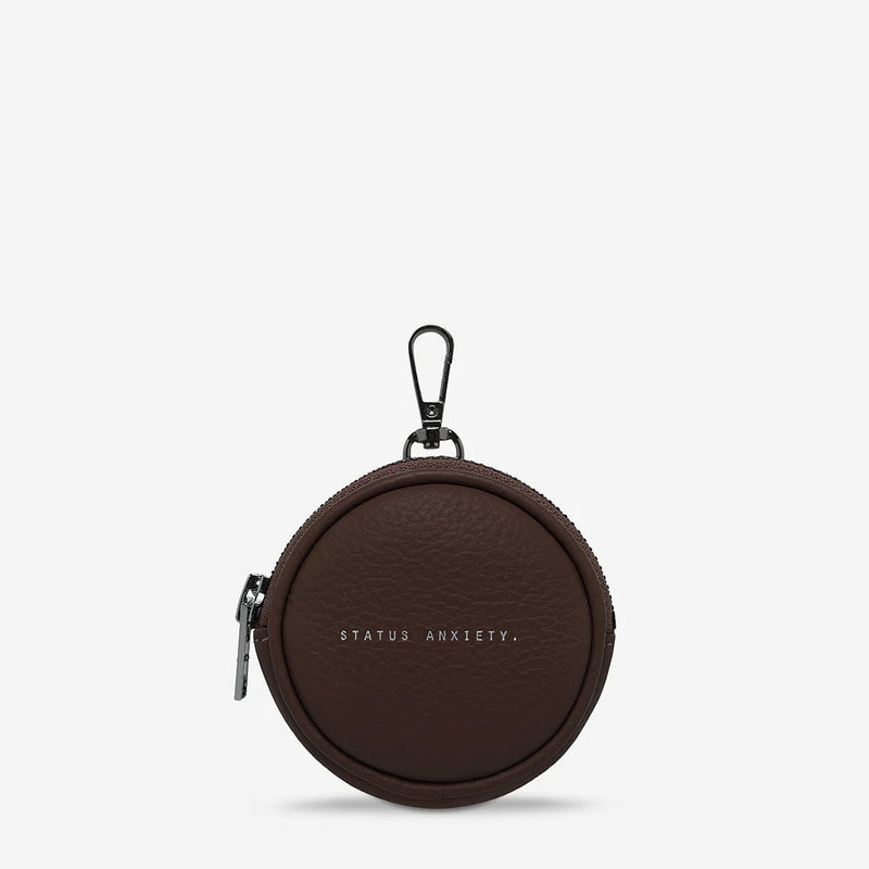 Status Anxiety Go With Me Leather Pouch - Cocoa
