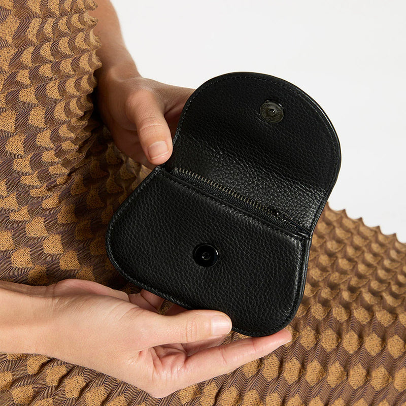 Status Anxiety Eyes Wide Leather Wallet - Black