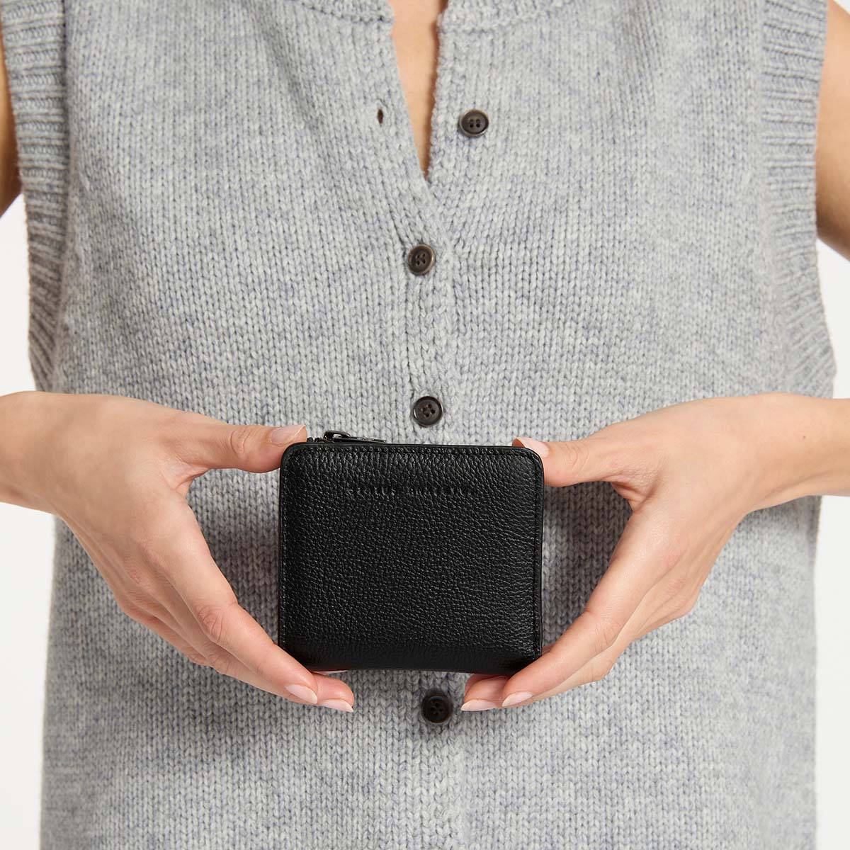 Status Anxiety Sense Of Wonder Leather Wallet - Black