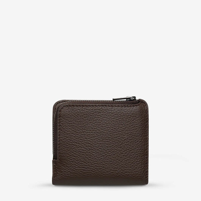 Status Anxiety Sense Of Wonder Leather Wallet - Cocoa