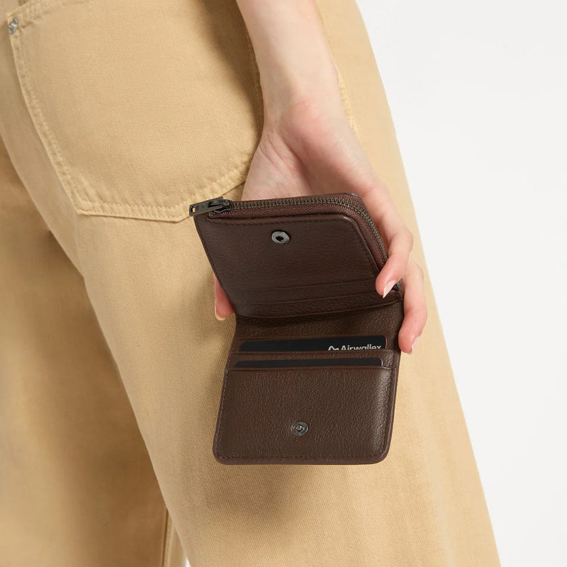 Status Anxiety Sense Of Wonder Leather Wallet - Cocoa