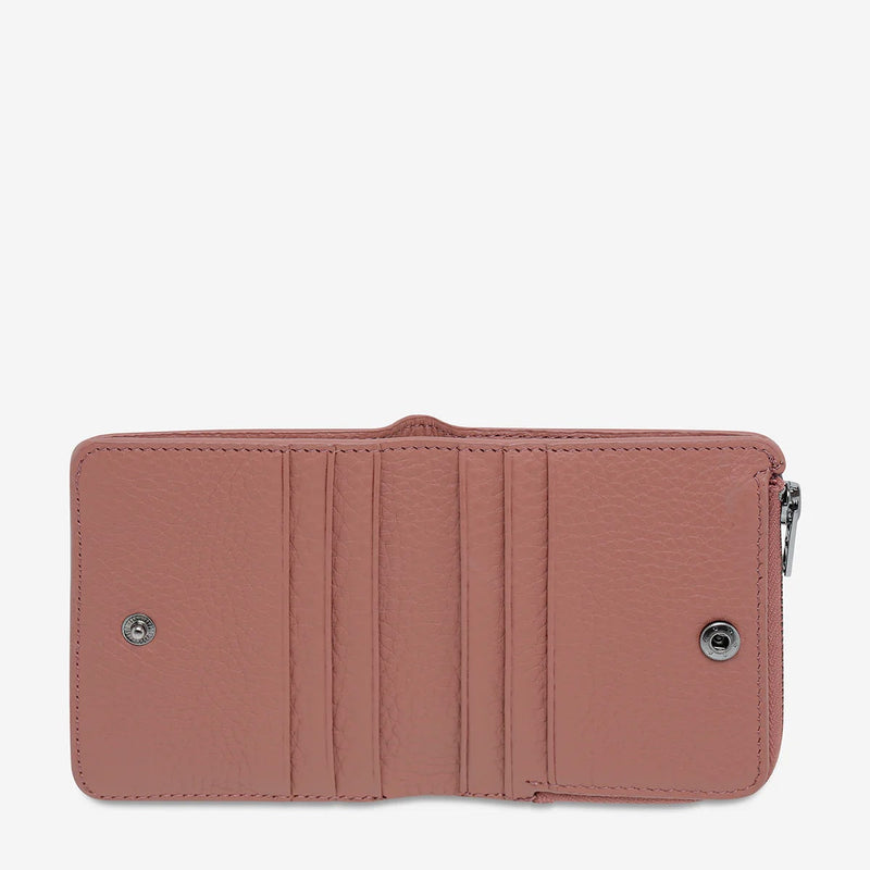 Status Anxiety Sense Of Wonder Leather Wallet - Dusty Rose