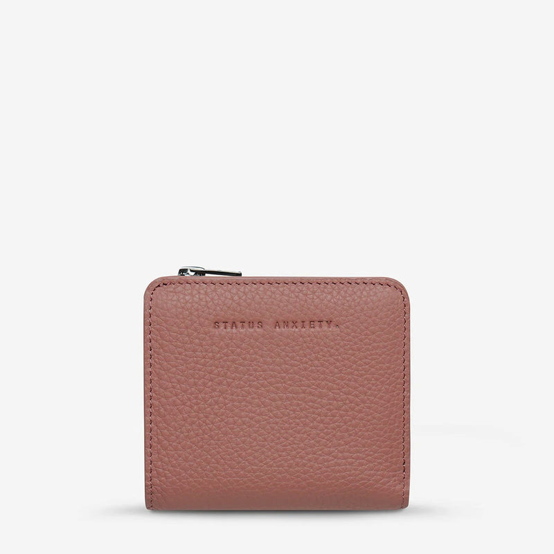 Status Anxiety Sense Of Wonder Leather Wallet - Dusty Rose