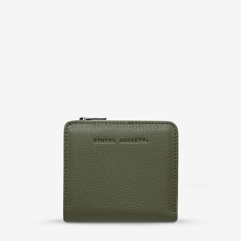 Status Anxiety Sense Of Wonder Leather Wallet - Khaki