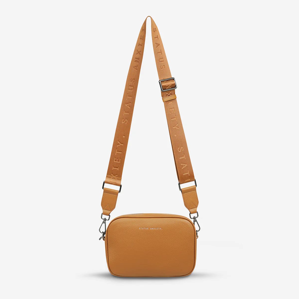Status Anxiety Plunder With Webbed Strap Bag - Tan