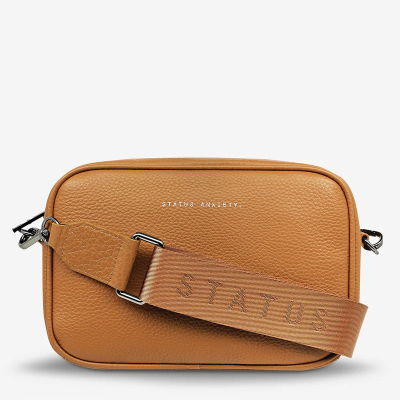 Status Anxiety Plunder With Webbed Strap Bag - Tan