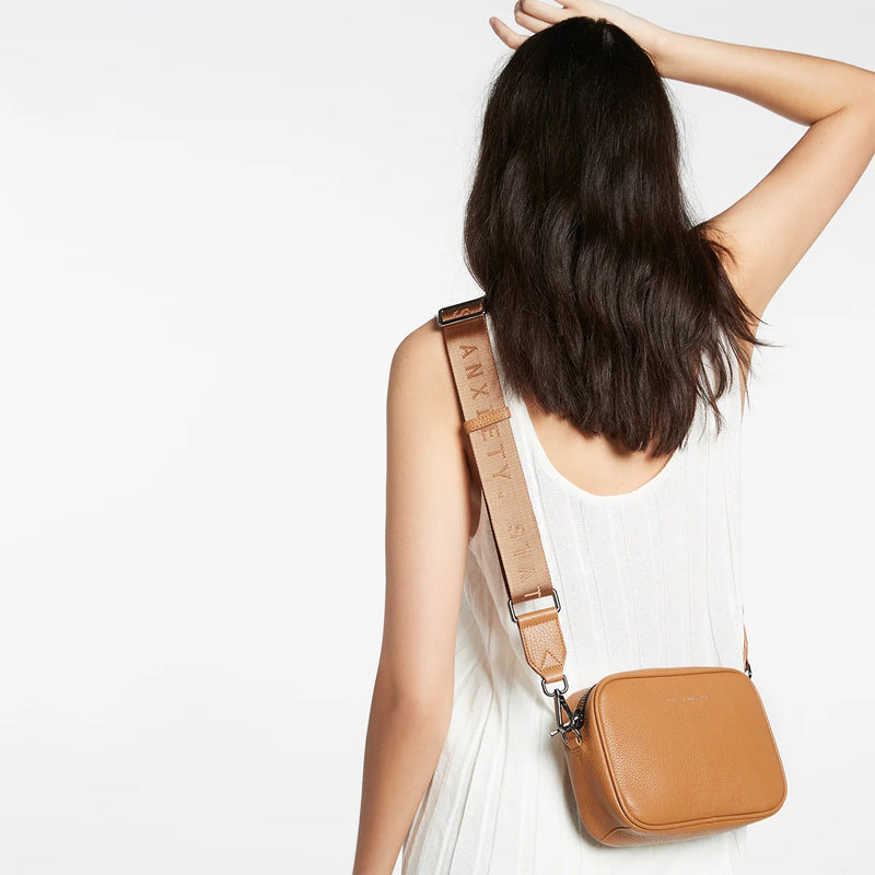 Status Anxiety Plunder With Webbed Strap Bag - Tan