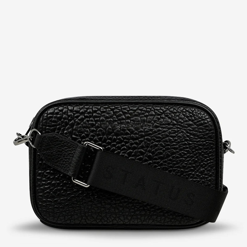 Status Anxiety Plunder With Webbed Strap Bag - Black Bubble
