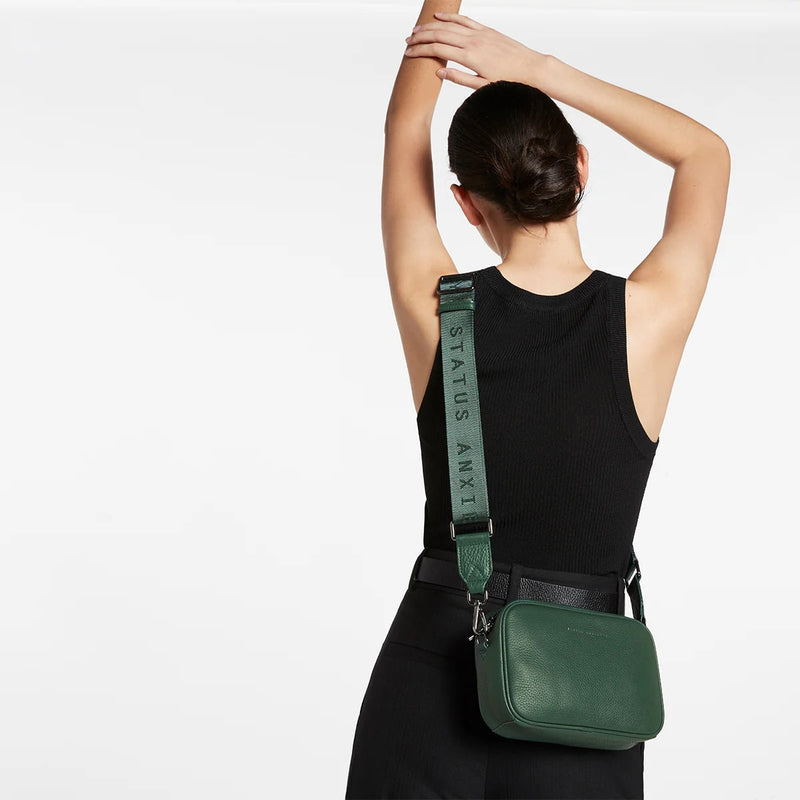 Status Anxiety Plunder With Webbed Strap Bag - Green