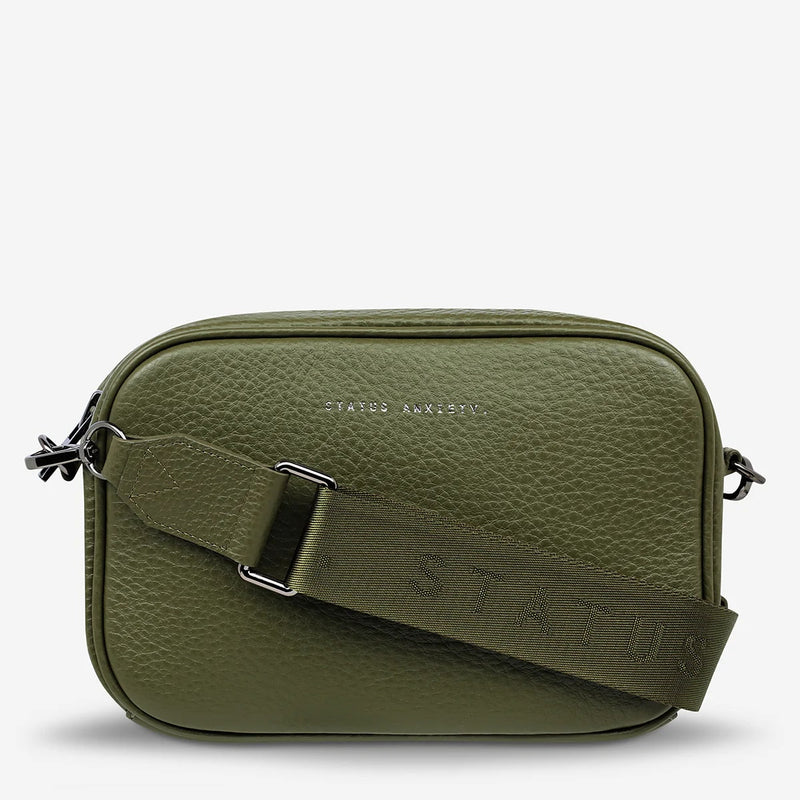 Status Anxiety Plunder With Webbed Strap Bag - Khaki