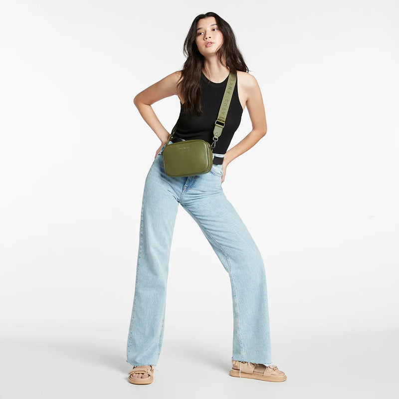 Status Anxiety Plunder With Webbed Strap Bag - Khaki