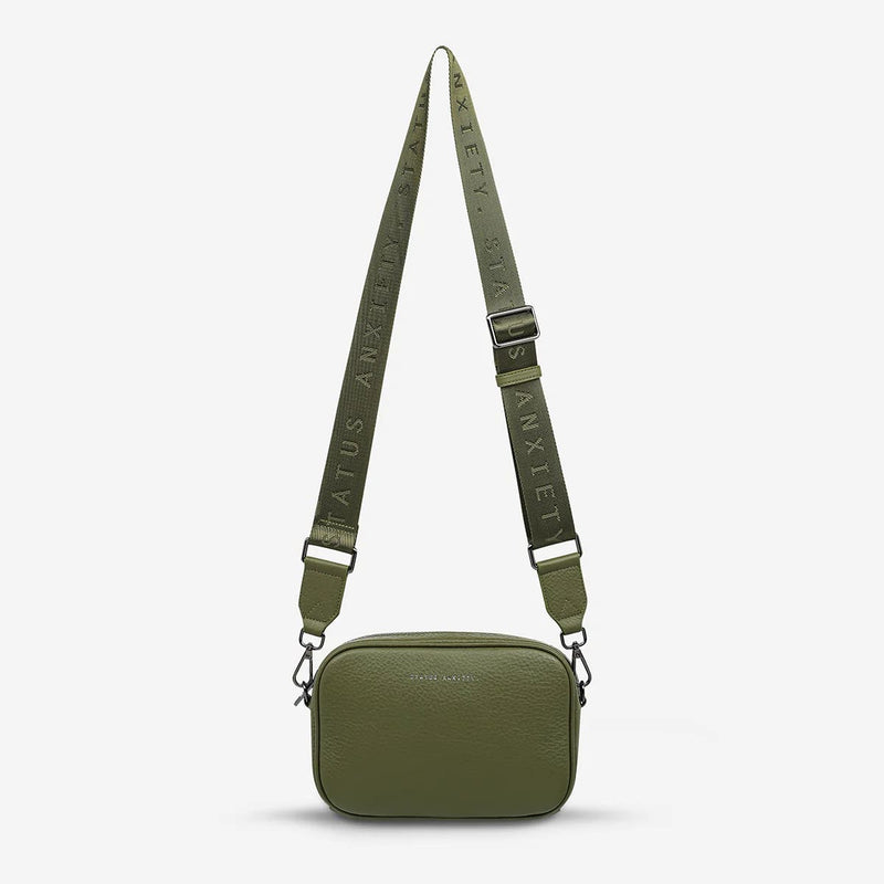 Status Anxiety Plunder With Webbed Strap Bag - Khaki
