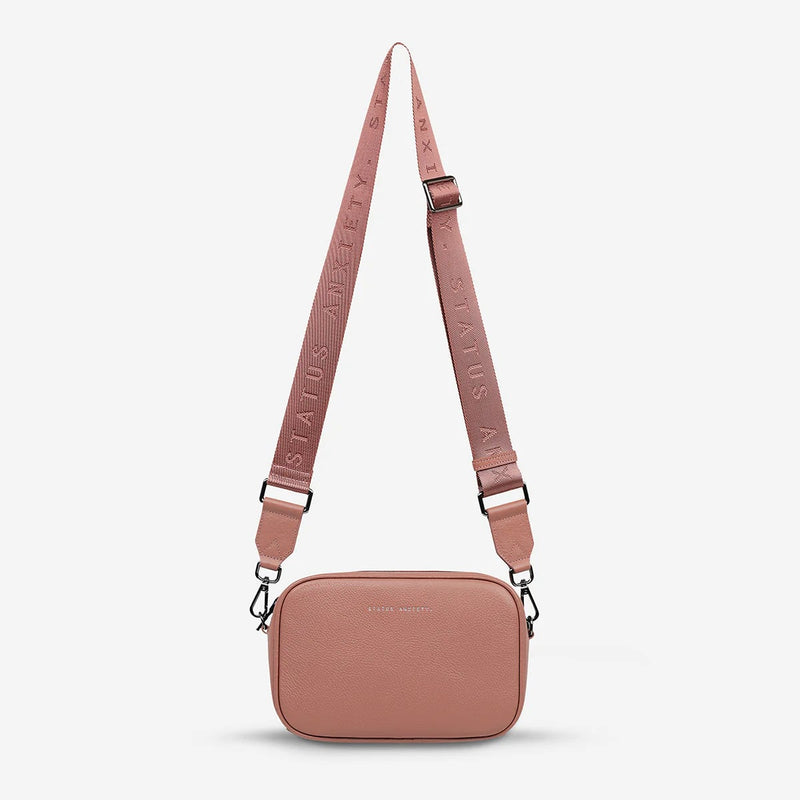 Status Anxiety Plunder With Webbed Strap Bag - Dusty Rose