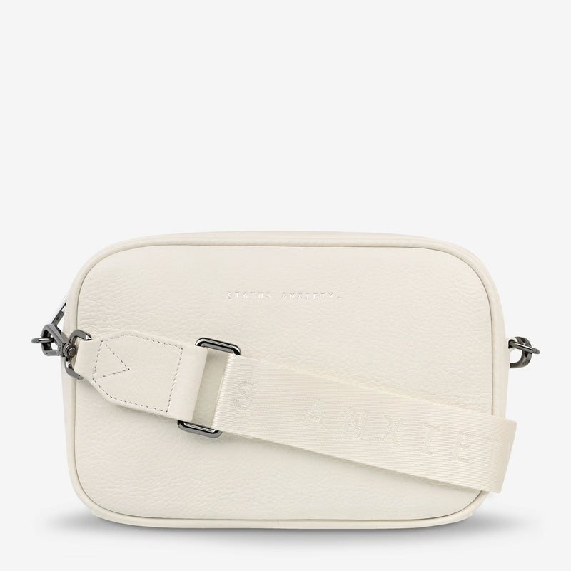 Status Anxiety Plunder With Webbed Strap Bag - Chalk