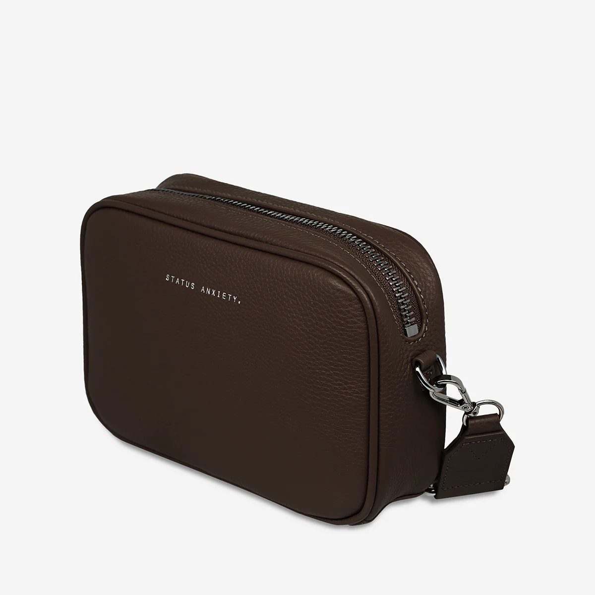 Status Anxiety Plunder With Webbed Strap Bag - Cocoa