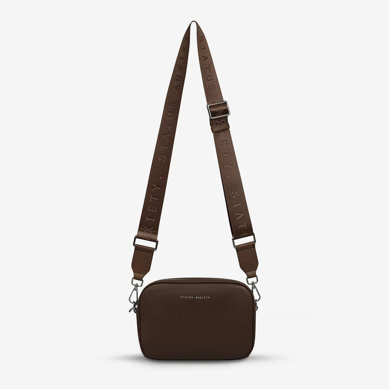 Status Anxiety Plunder With Webbed Strap Bag - Cocoa