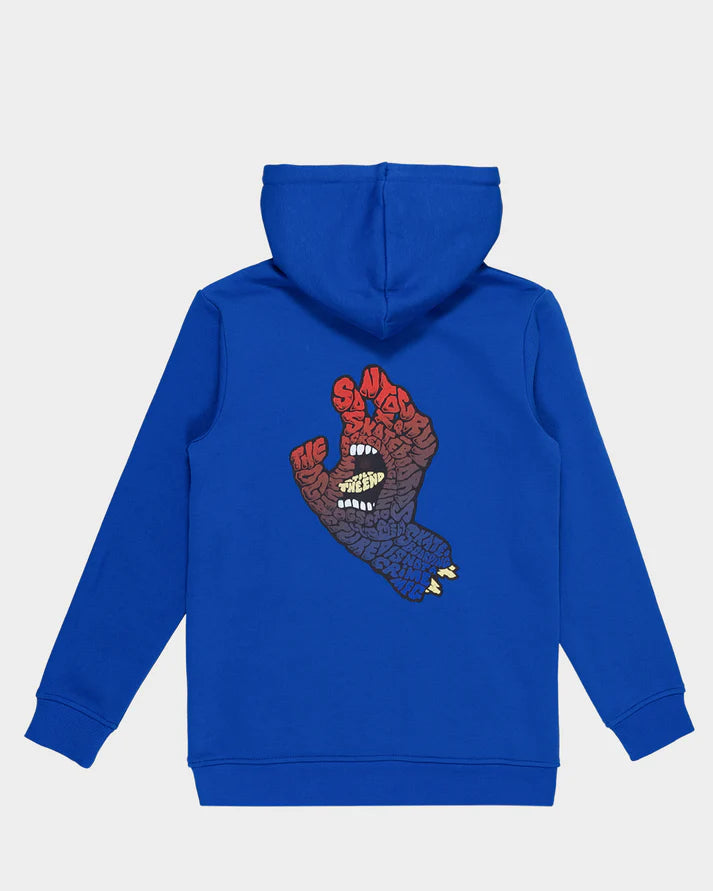 Santa Cruz Letter Hand Fade Boys Hoodie