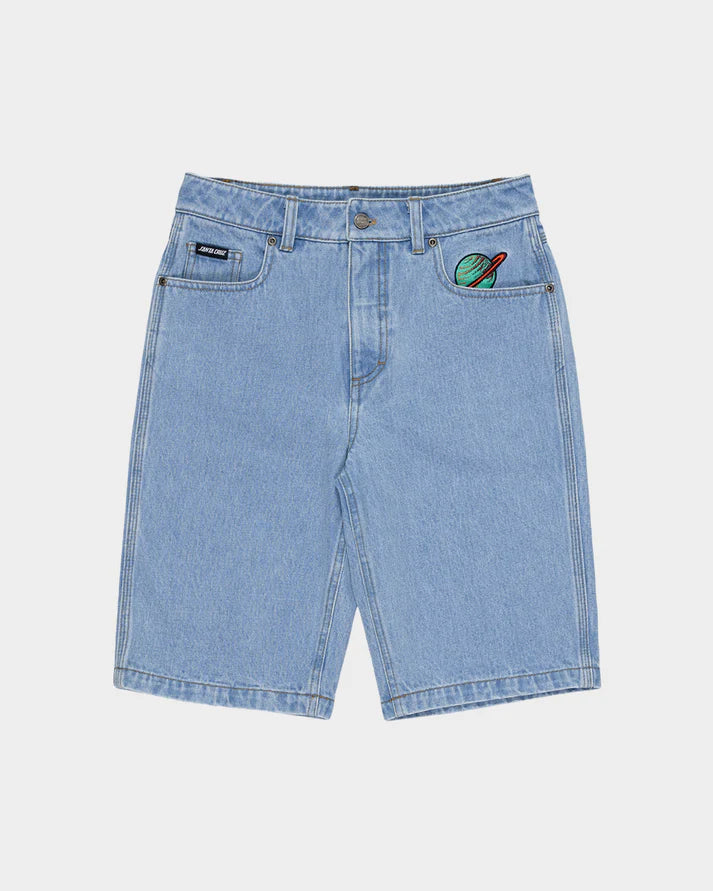 Santa Cruz Space Rocket Stack Boys Jean Shorts