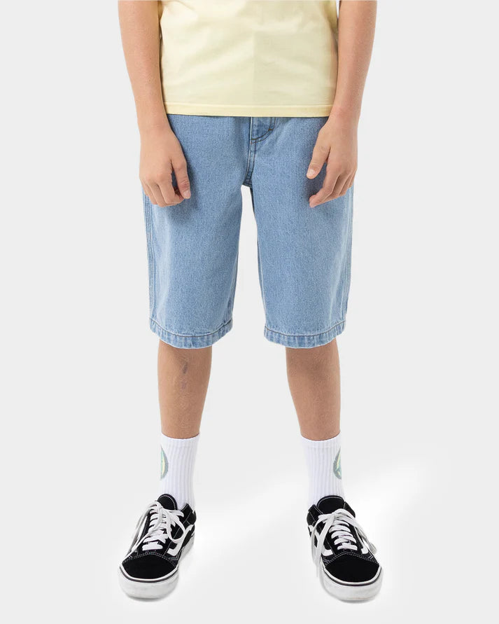 Santa Cruz Space Rocket Stack Boys Jean Shorts