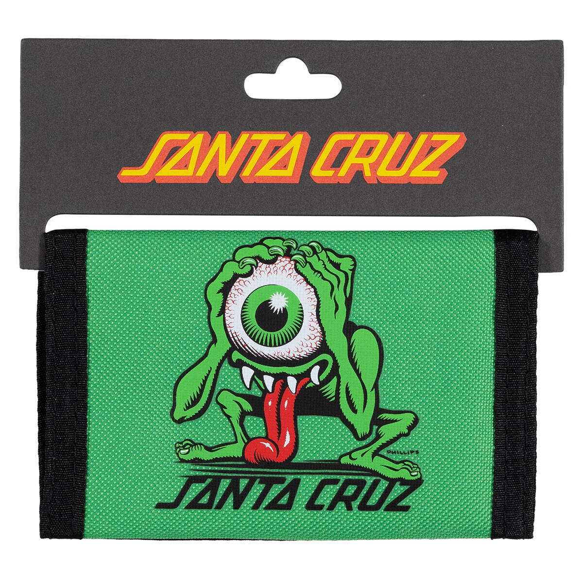 Santa Cruz Eyegore Strip Velcro Wallet