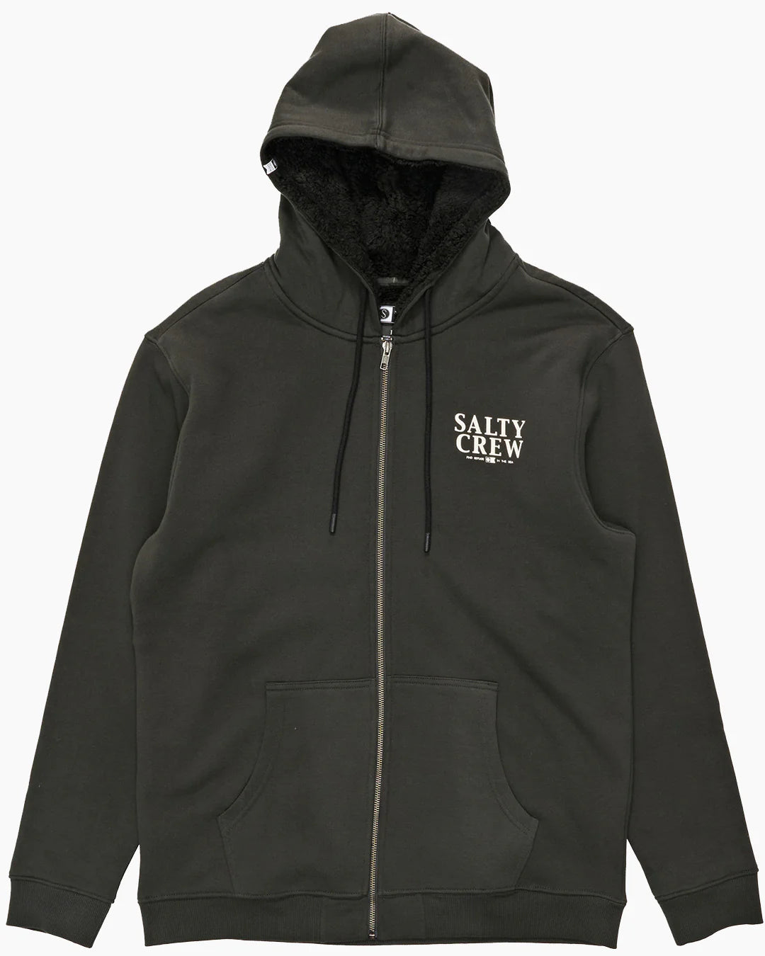 Salty Crew Yellowfin Fleece Lined Zip Thru Hood