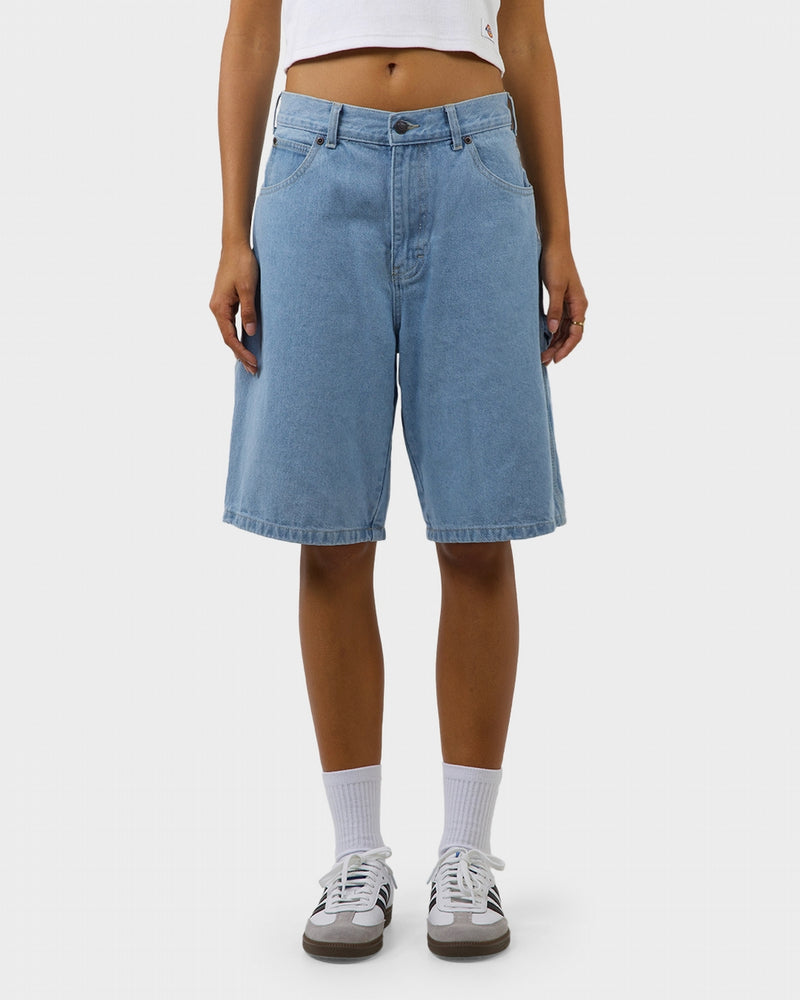 Dickies 11" Relaxed Fit Carpenter Denim Shorts - Light Indigo