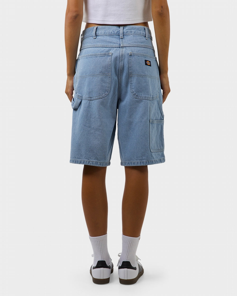 Dickies 11" Relaxed Fit Carpenter Denim Shorts - Light Indigo