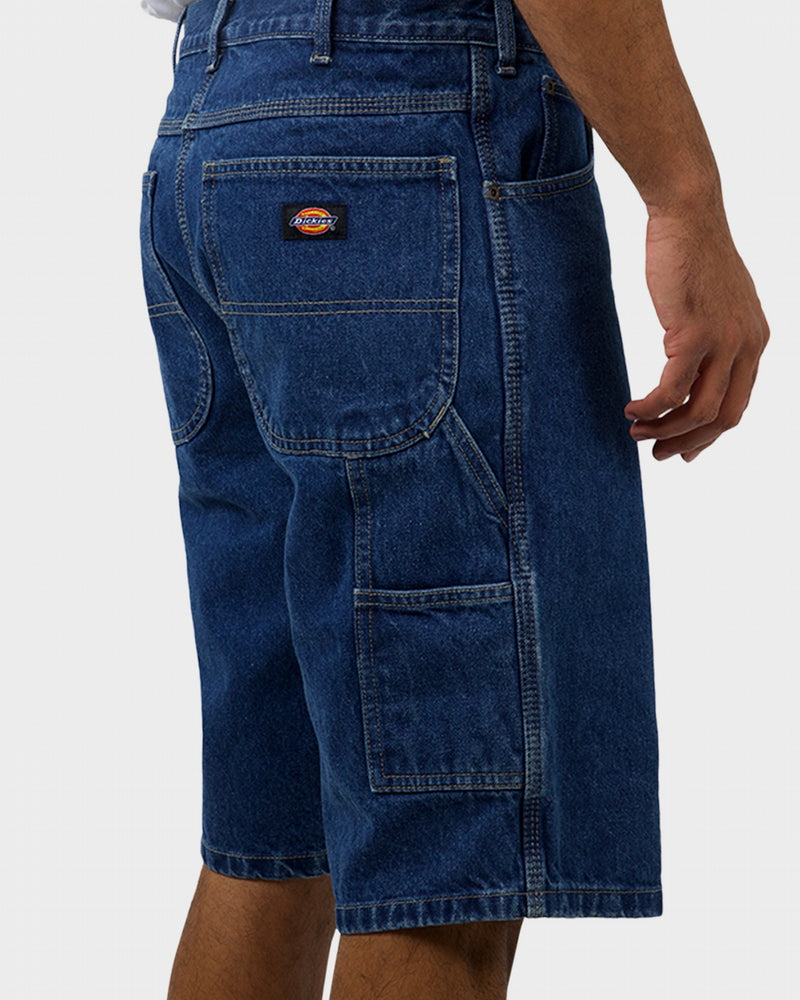 Dickies 11" Relaxed Fit Carpenter Denim Shorts - Stone Washed Indigo