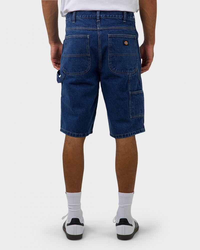 Dickies 11" Relaxed Fit Carpenter Denim Shorts - Stone Washed Indigo