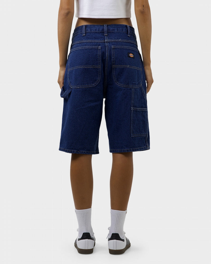 Dickies 11" Relaxed Fit Carpenter Denim Shorts - Stone Washed Indigo