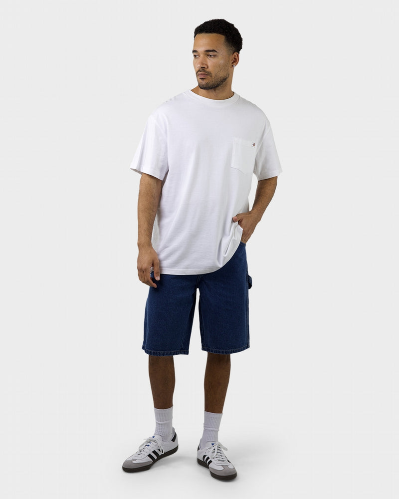 Dickies 11" Relaxed Fit Carpenter Denim Shorts - Stone Washed Indigo
