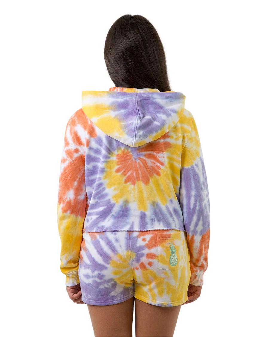 Santa Cruz SC Tropic Strip Front Girls Hoodie