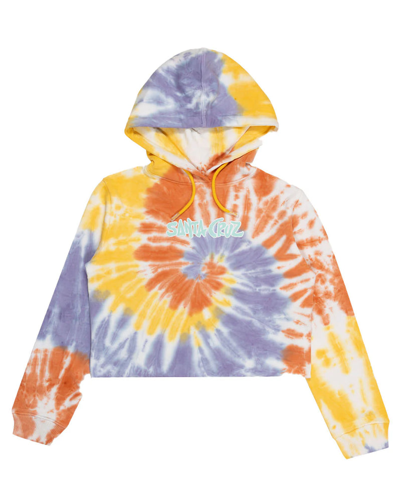 Santa Cruz SC Tropic Strip Front Girls Hoodie