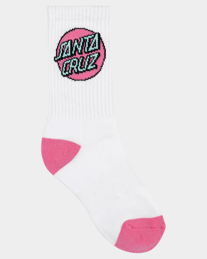 Santa Cruz Other Dot Girls Crew Socks 4 Pack