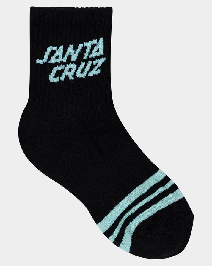 Santa Cruz Crystal Stack Mid Girls Socks 2 Pack