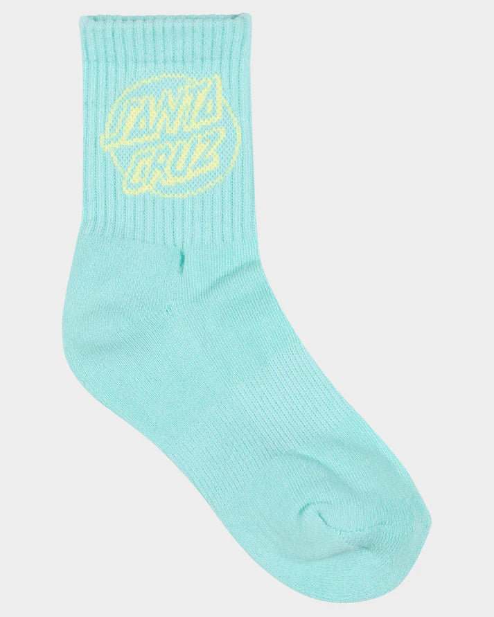 Santa Cruz Oval Dot Mid Girls Socks 4 Pack