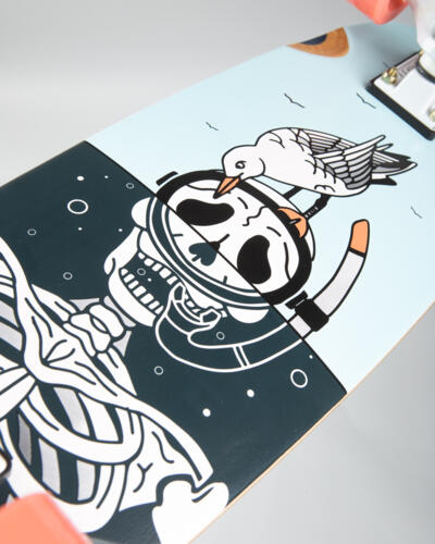 Shifty Reaper Snorkel Longboard Complete 27" Fat Boy Mini