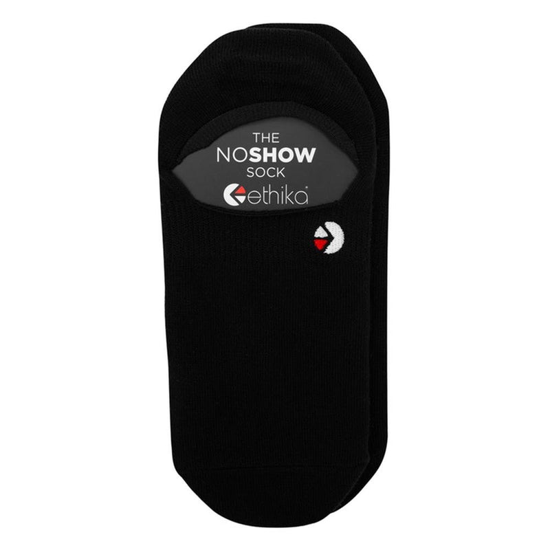 Ethika Mens No Show Socks Black