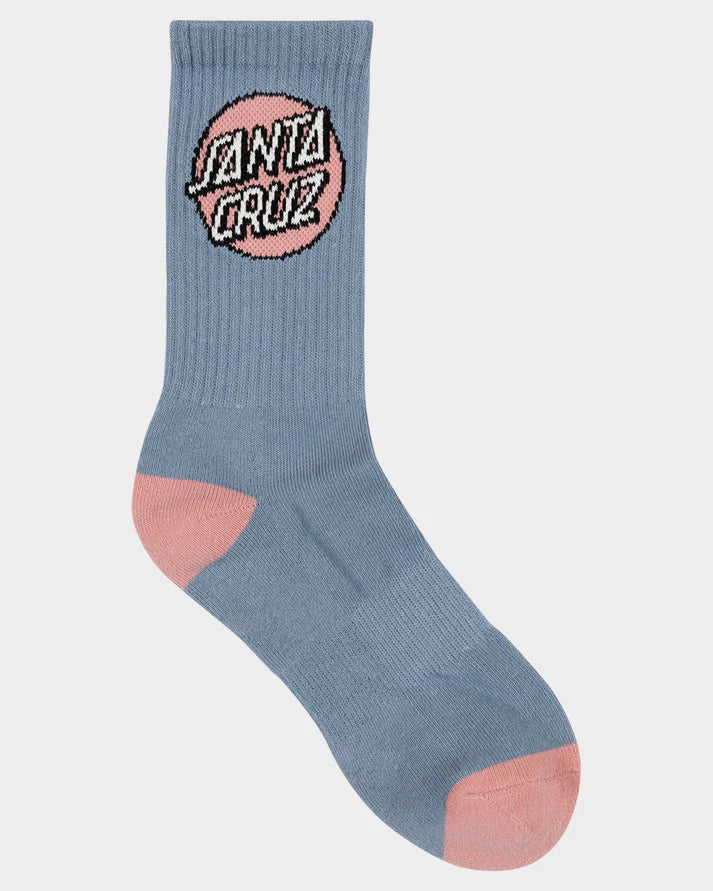 Santa Cruz Womens Other Dot Crew Sock 4 Pack