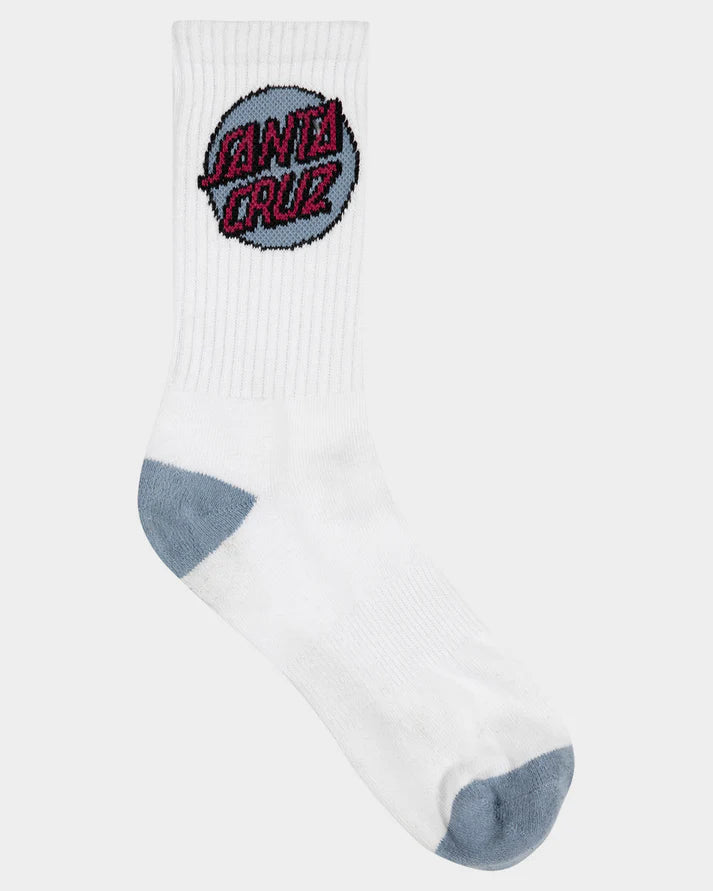 Santa Cruz Womens Other Dot Crew Sock 4 Pack