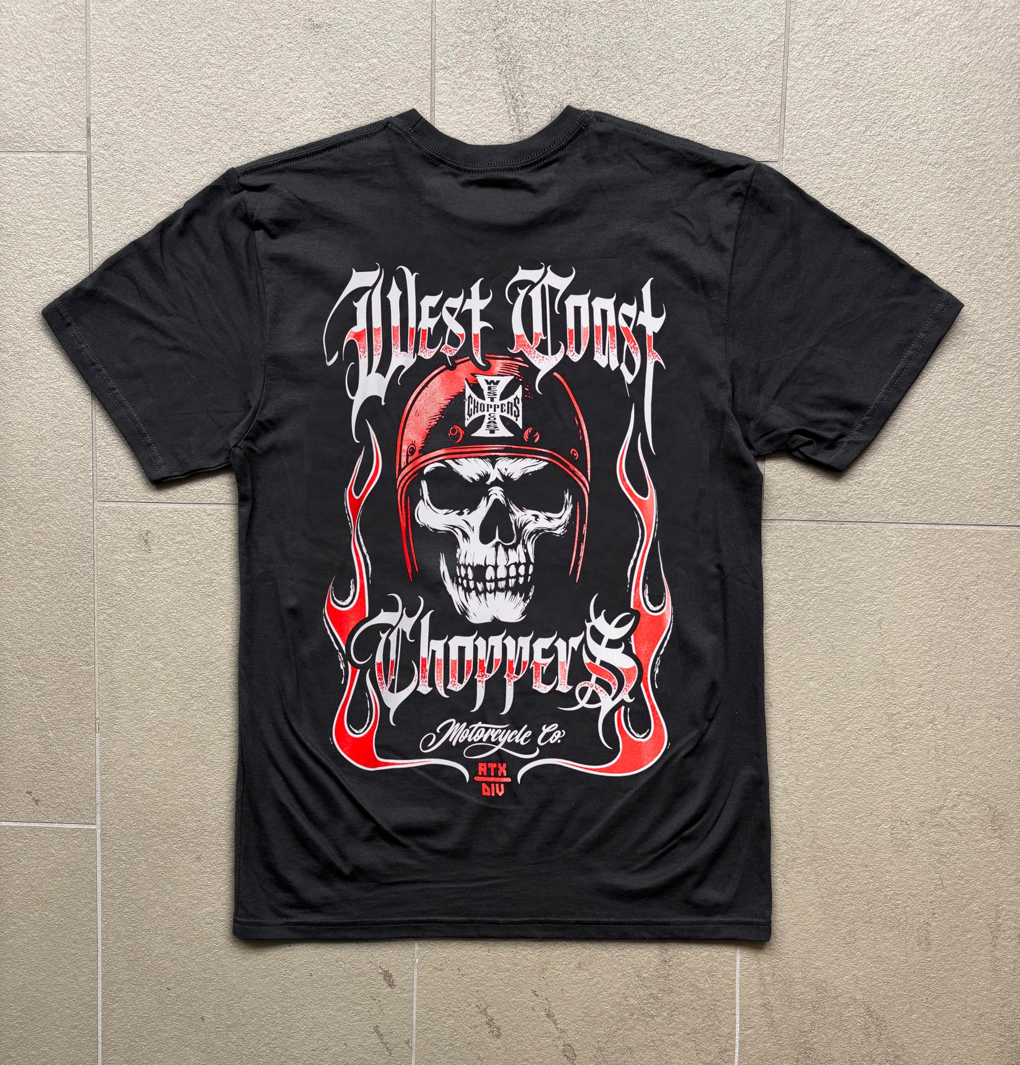 West Coast Choppers Skull Helmet - Black