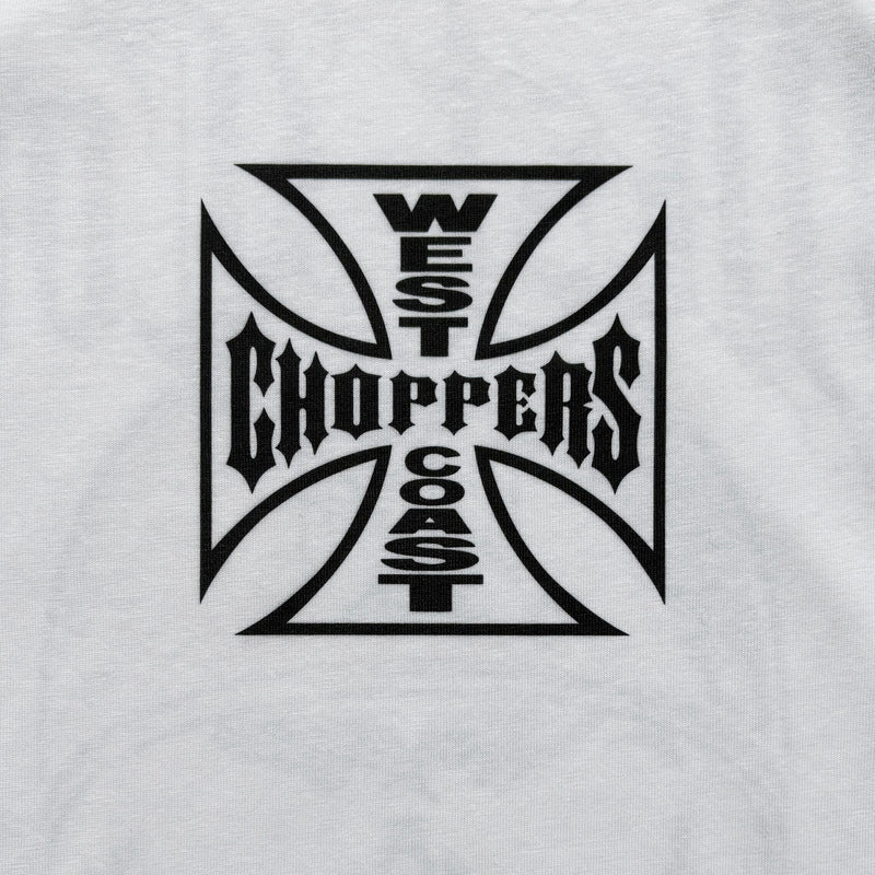 West Coast Choppers Skull Helmet - White