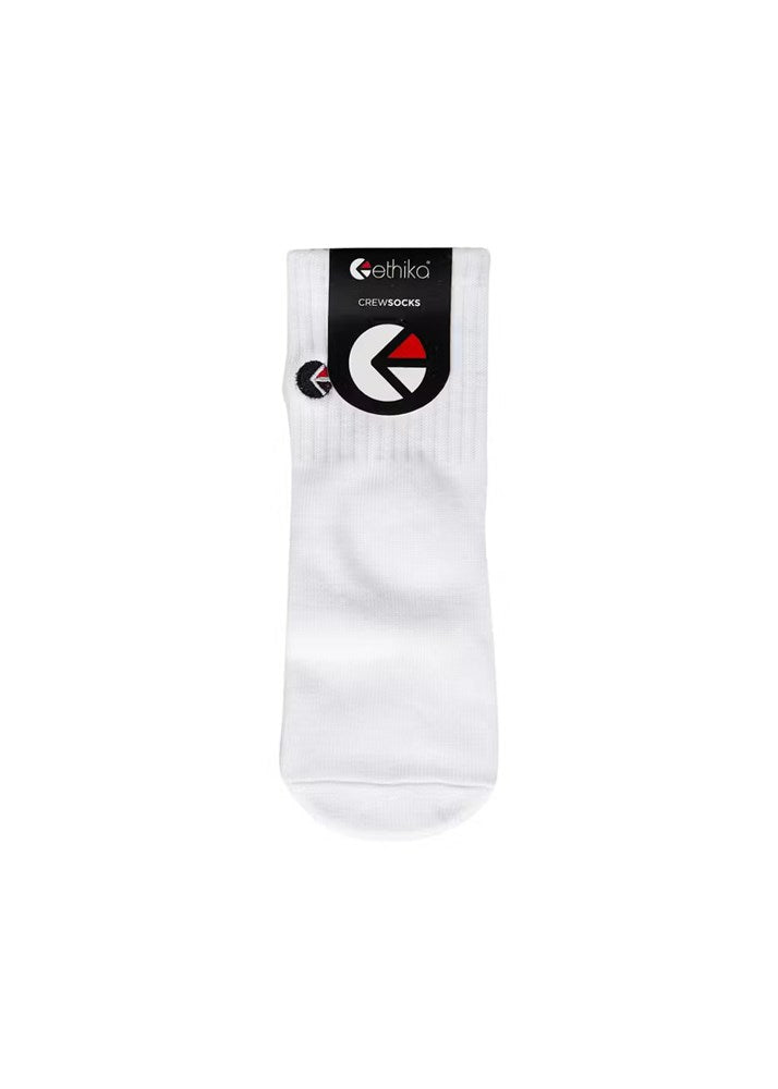 Ethika Toddlers White Crew Sock
